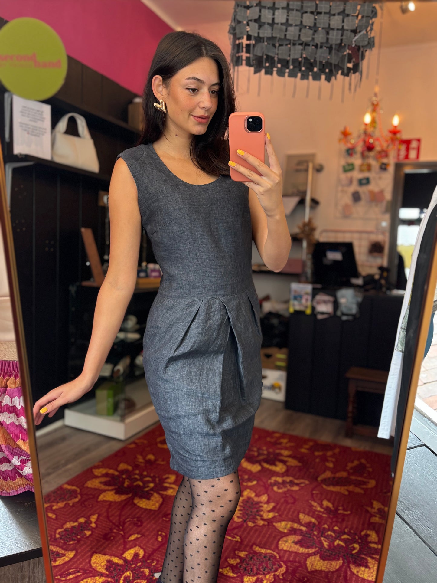 248-19 Sandwich jurk maat 36