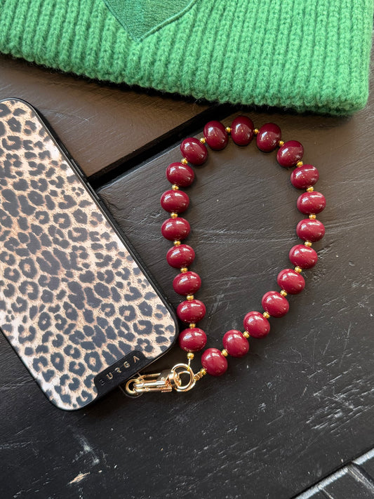 telefoonkoord burgundy
