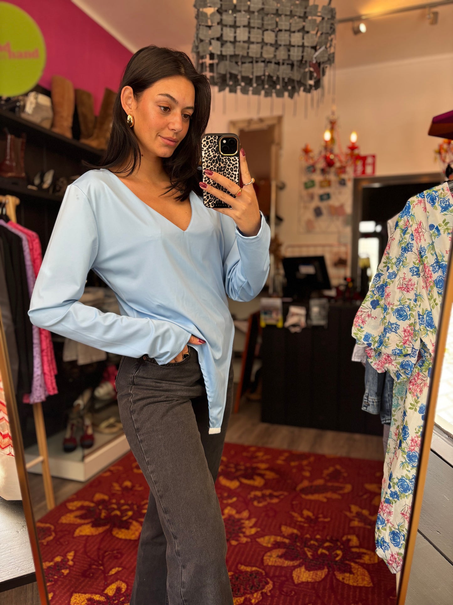 459 ByNaoom body blauw maat 42 t/m 50-52