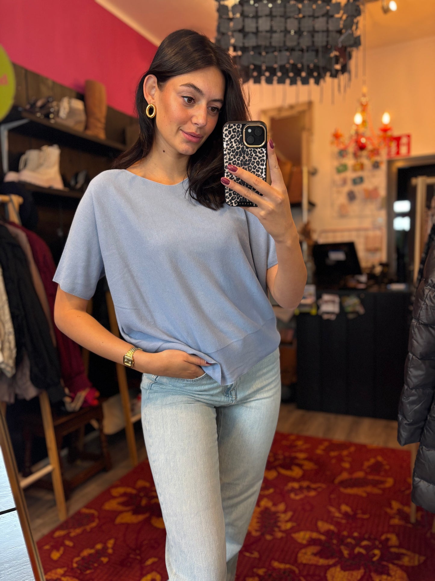 363-67 Drykorn Someli basic blue size S