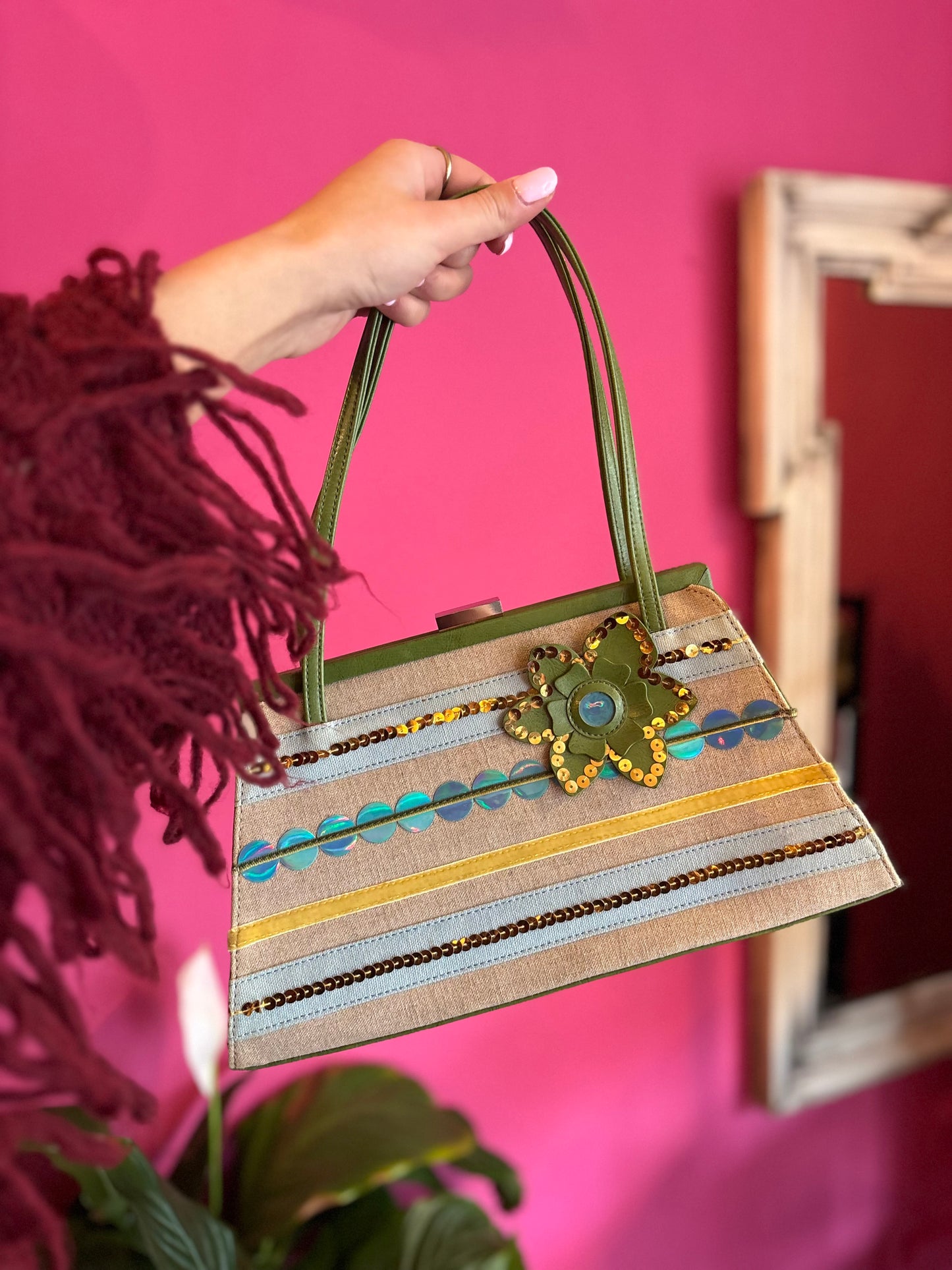 400-1 Oilily bag green