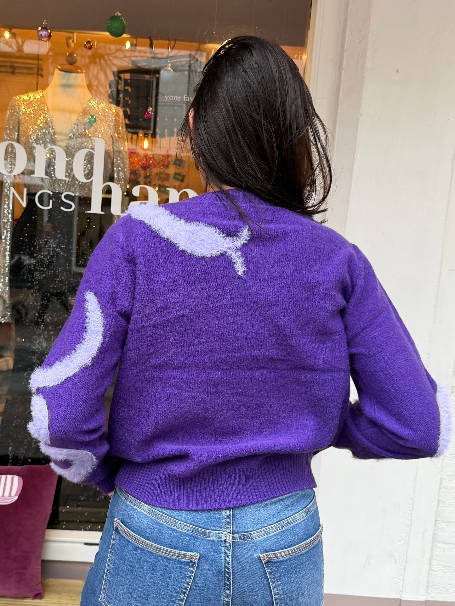 400-162 Gimme trui paars maat S/M