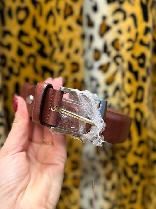 260-115/156 Old West heren riem real leather 105cm