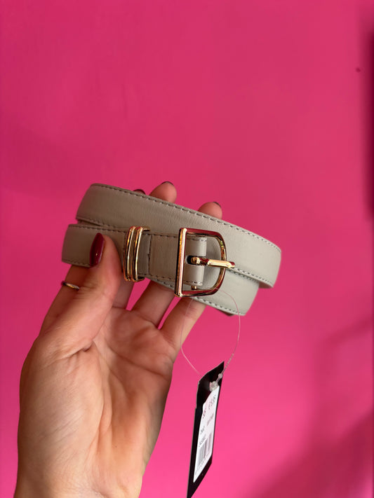 Joss belt dark beige PU