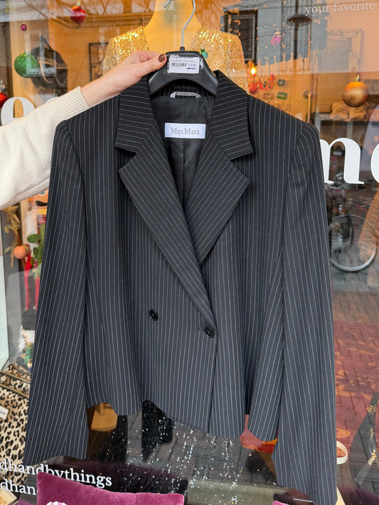 254-80 MaxMara blazer krijtstreep 44