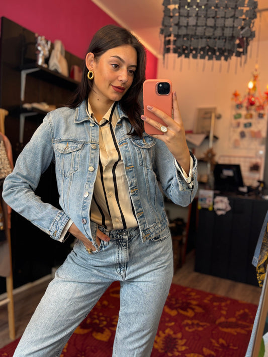 284-121 Zara spijkerjas maat M