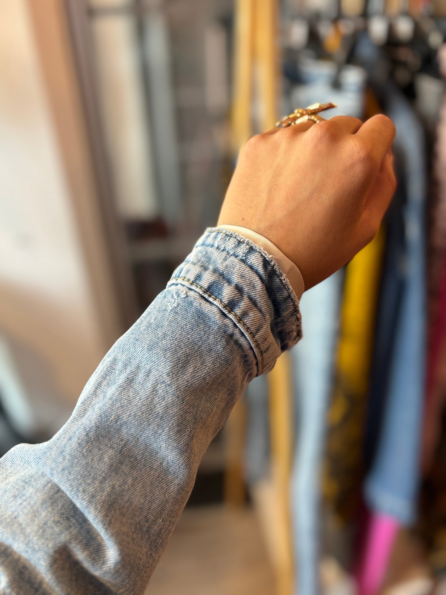 284-121 Zara spijkerjas maat M