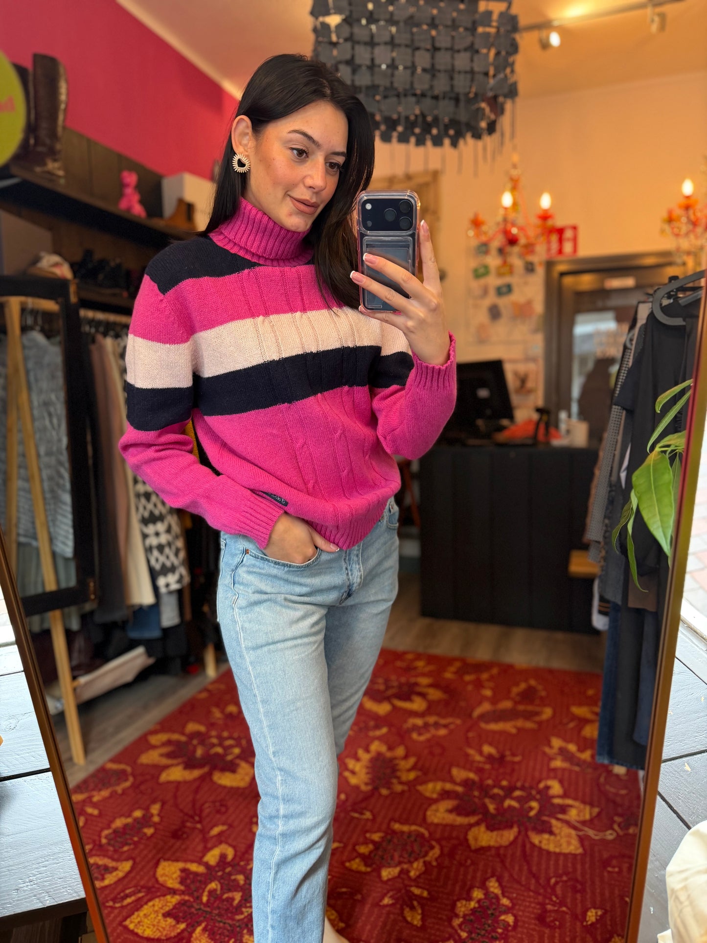 411-166 Polo land 100% wol trui maat L