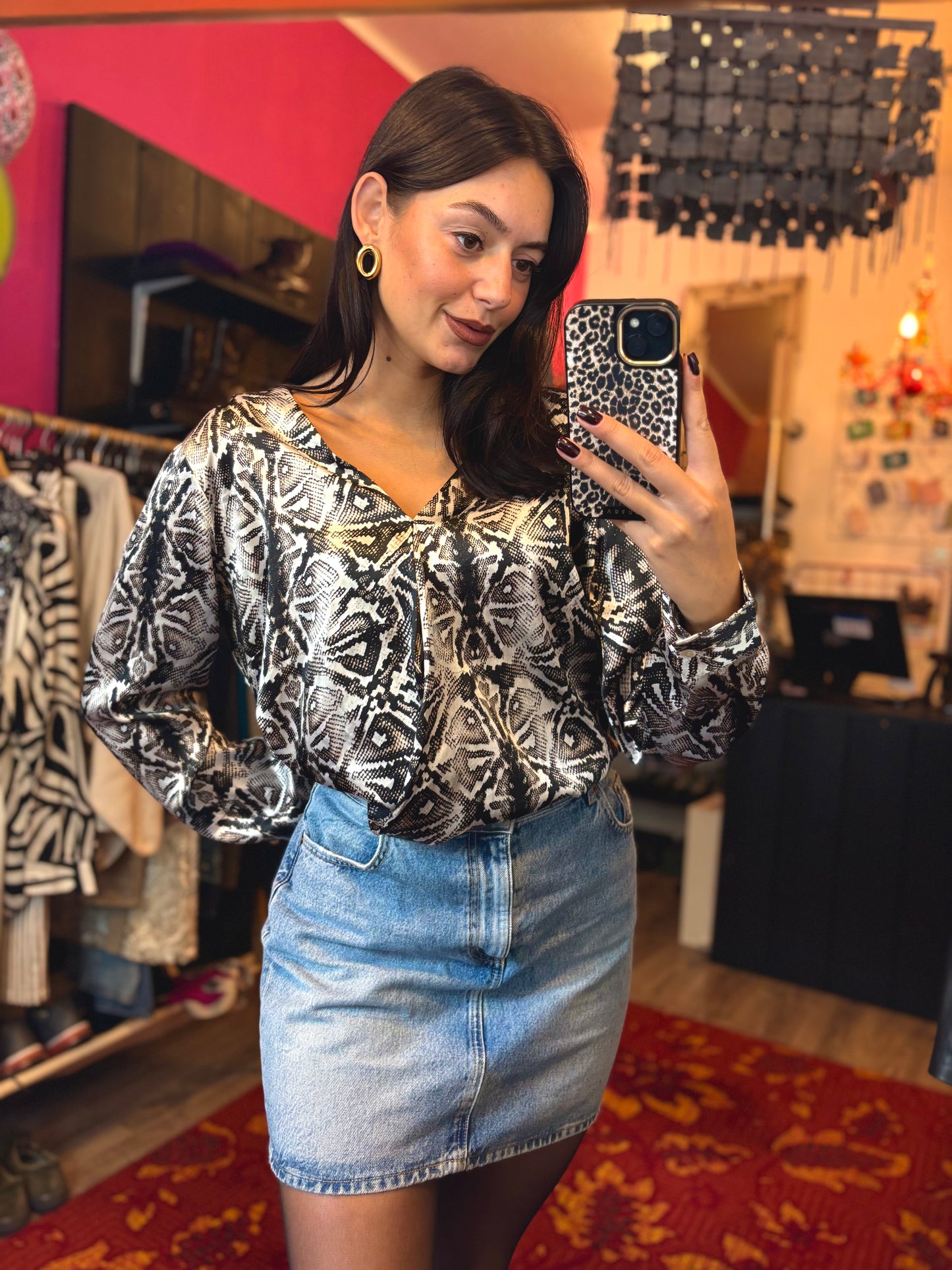 472-15 Superstar blouse maat 42