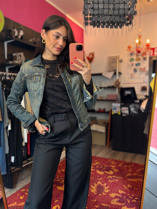 444-2 Zoi amsterdam spijkerjas maat L