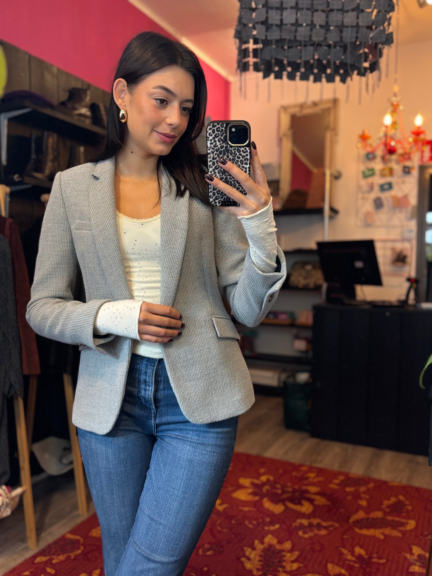 480-6 Zara blazer maat M