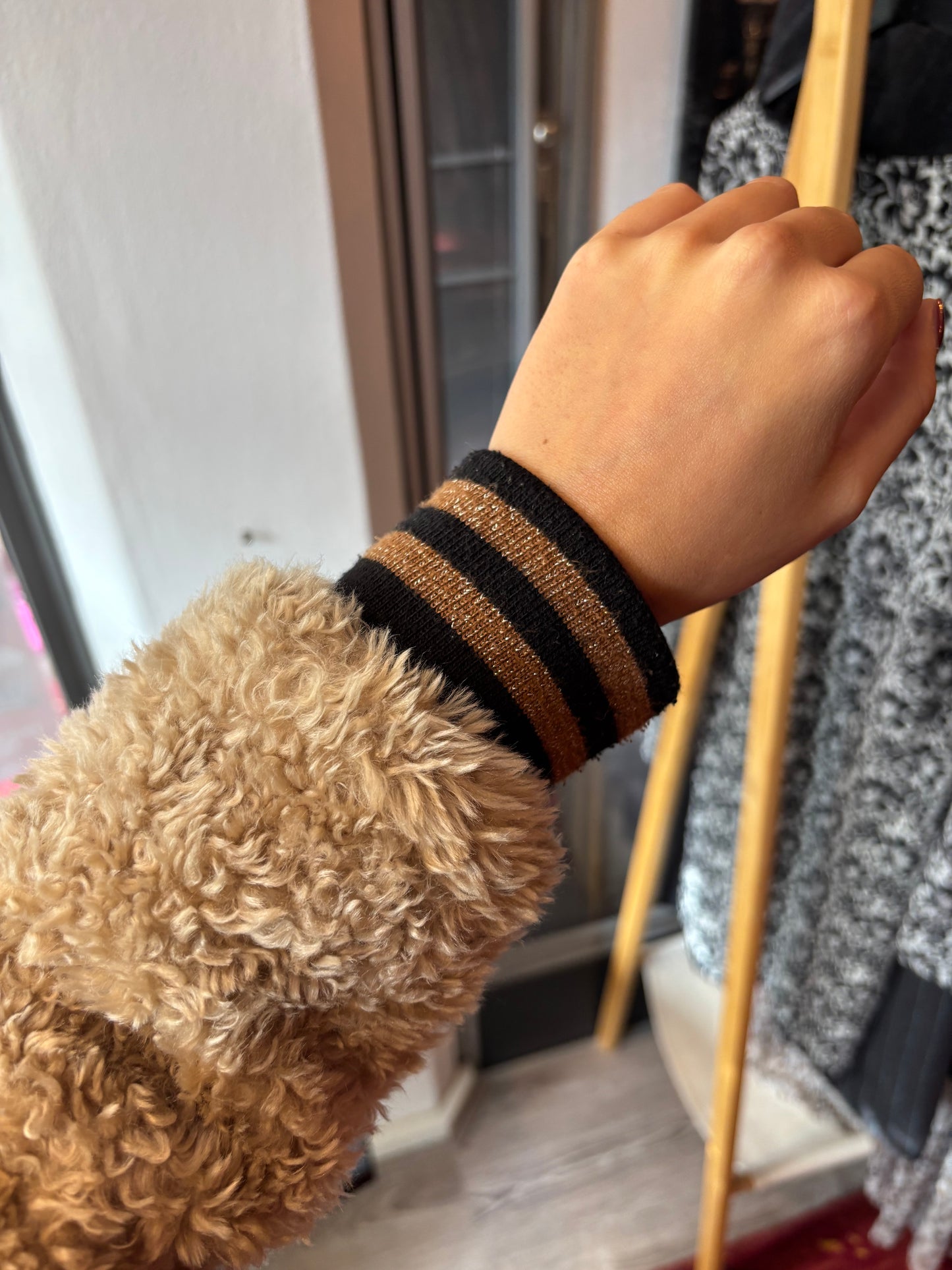 176-126 Rino&pelle teddyjacket maat 34