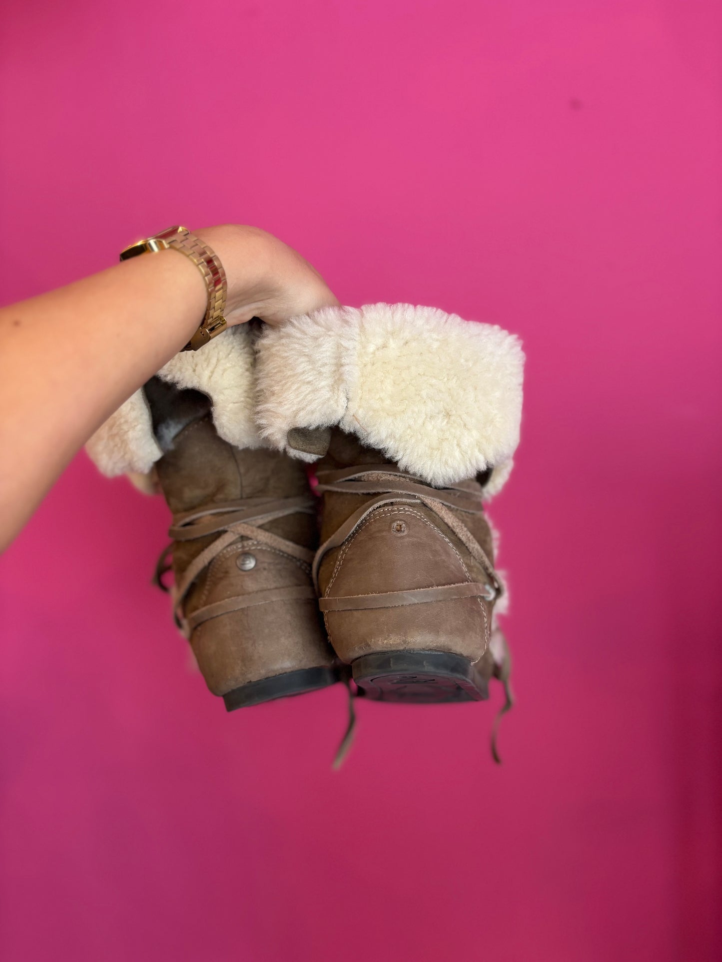 89-69 Faux fur laarzen maat 39
