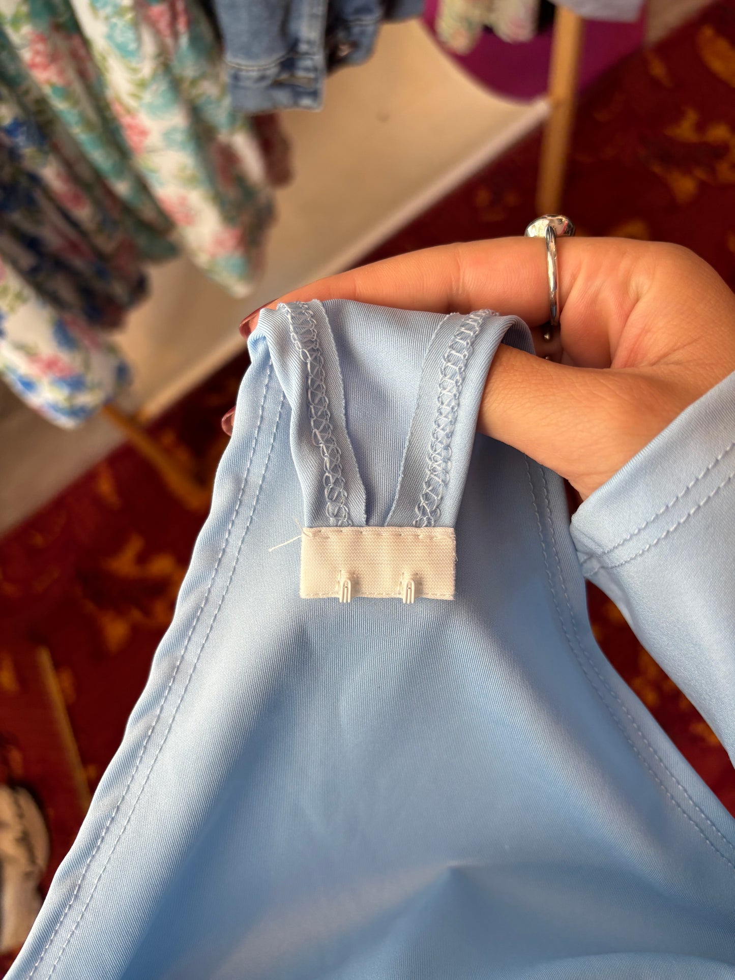 459 ByNaoom body blauw maat 42 t/m 50-52