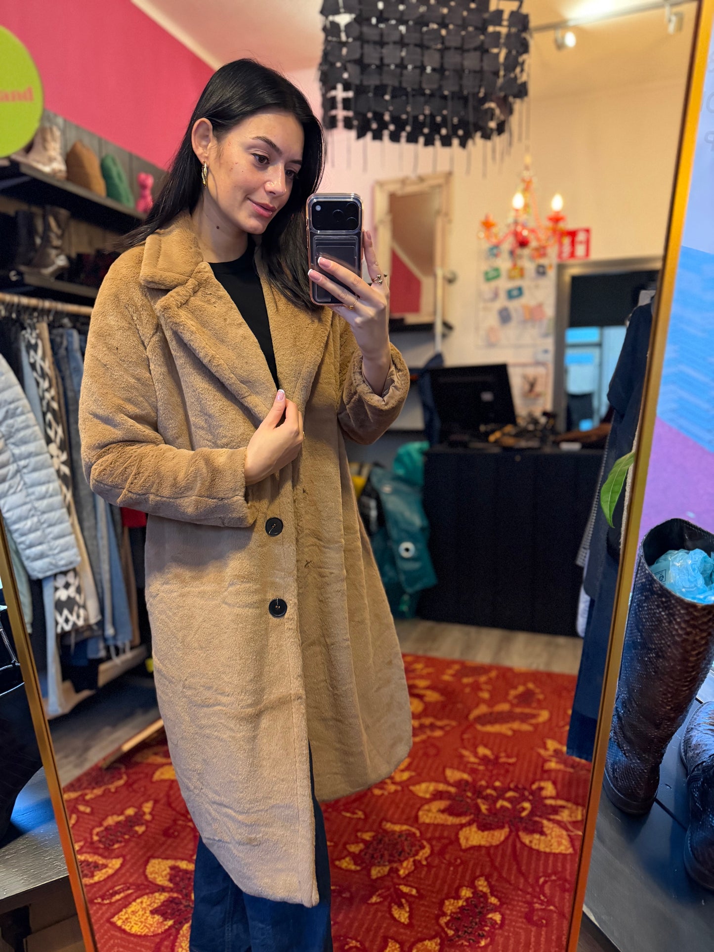 411- Teddy jas maat M polyester