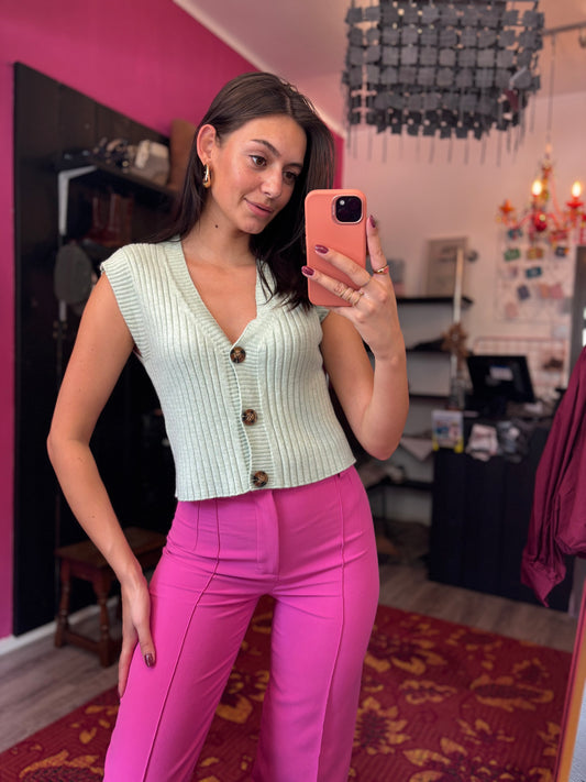 458-1 Bien blue gilet vestje XS/S