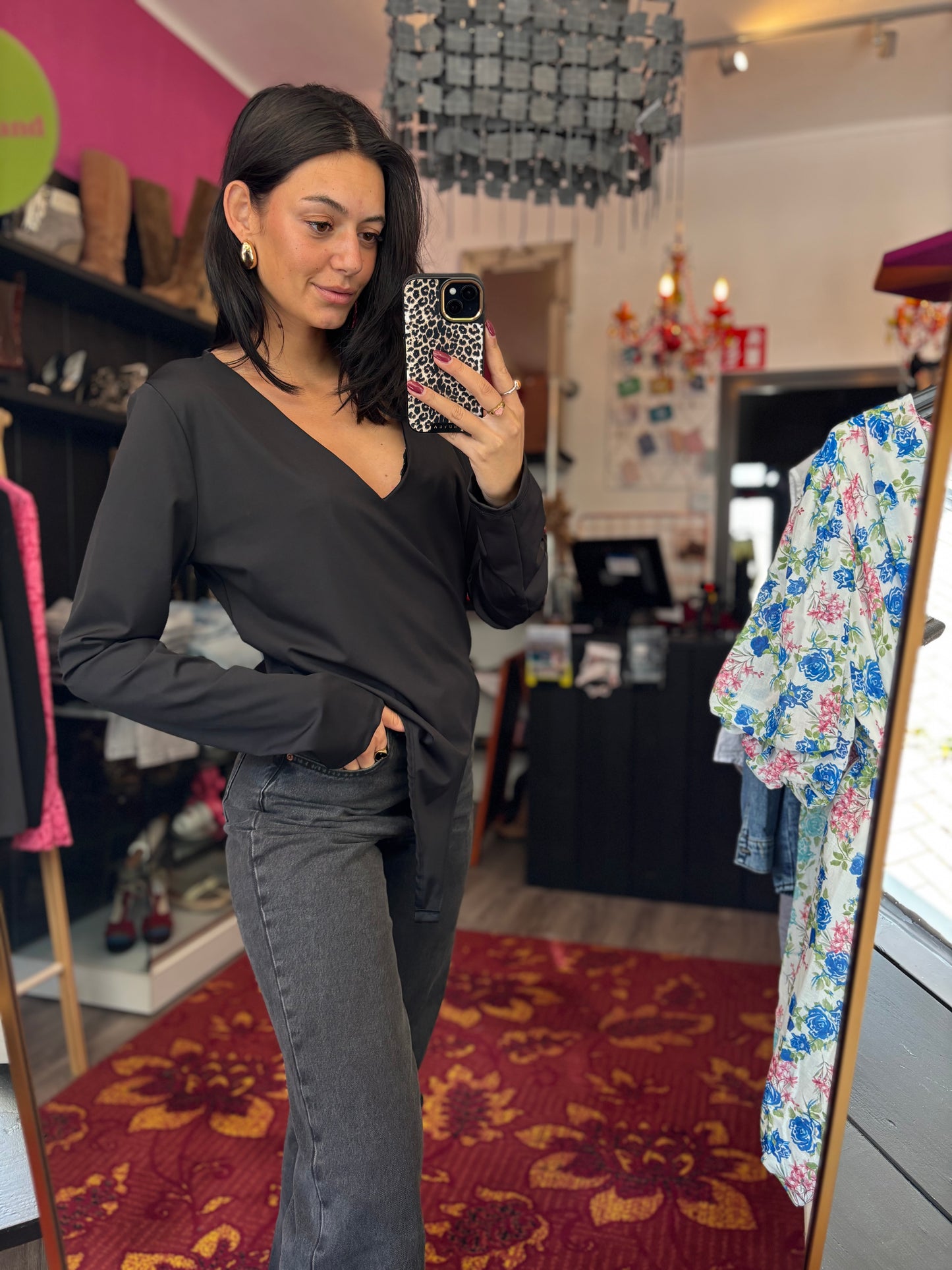 459 ByNaoom body zwart maat 42 t/m 50-52