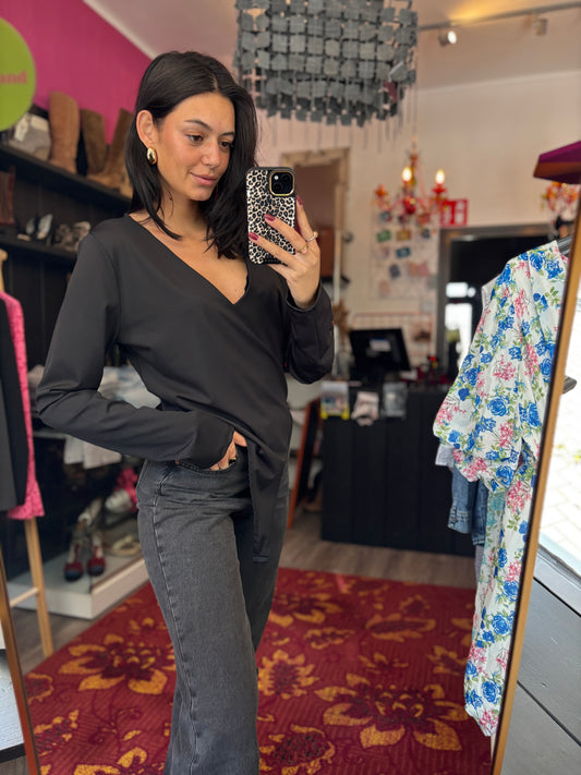 459 ByNaoom body zwart maat 42 t/m 50-52