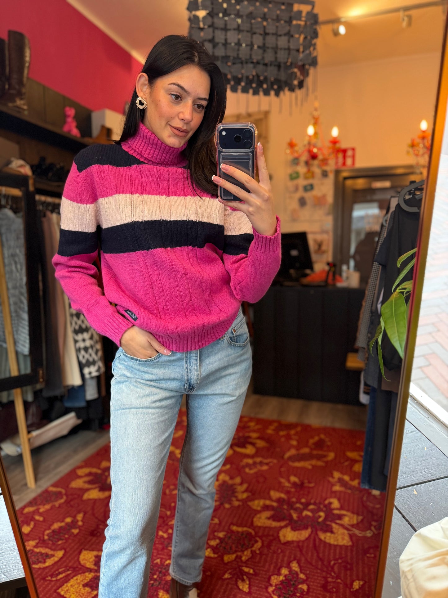 411-166 Polo land 100% wol trui maat L