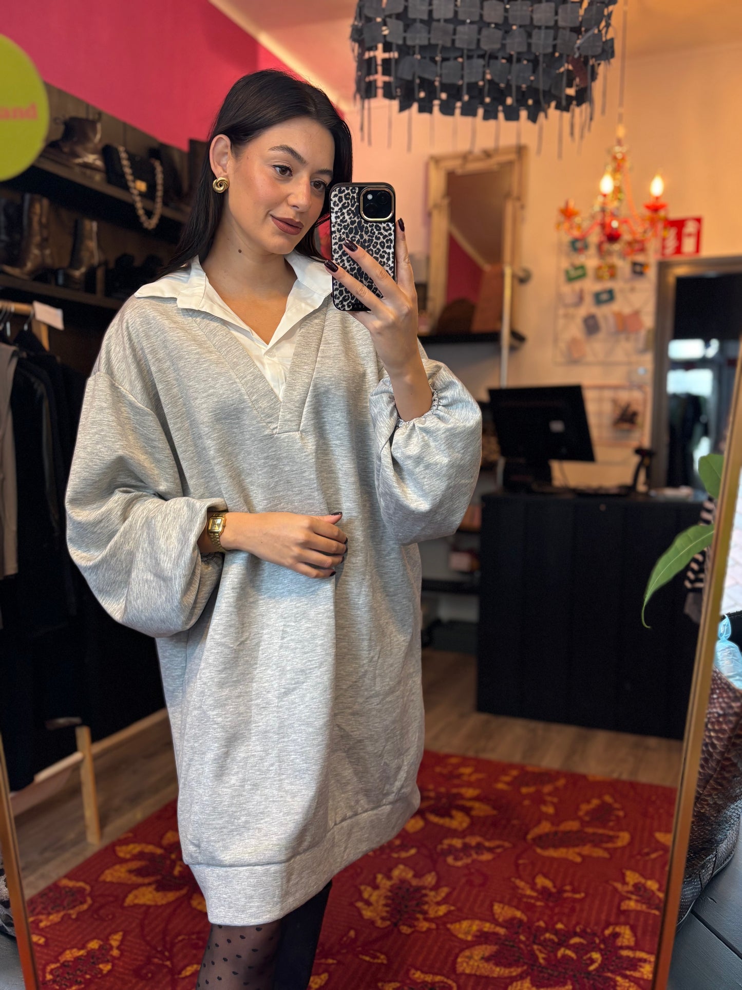 459-56 New collection blouse jurk maat 4XL/5XL