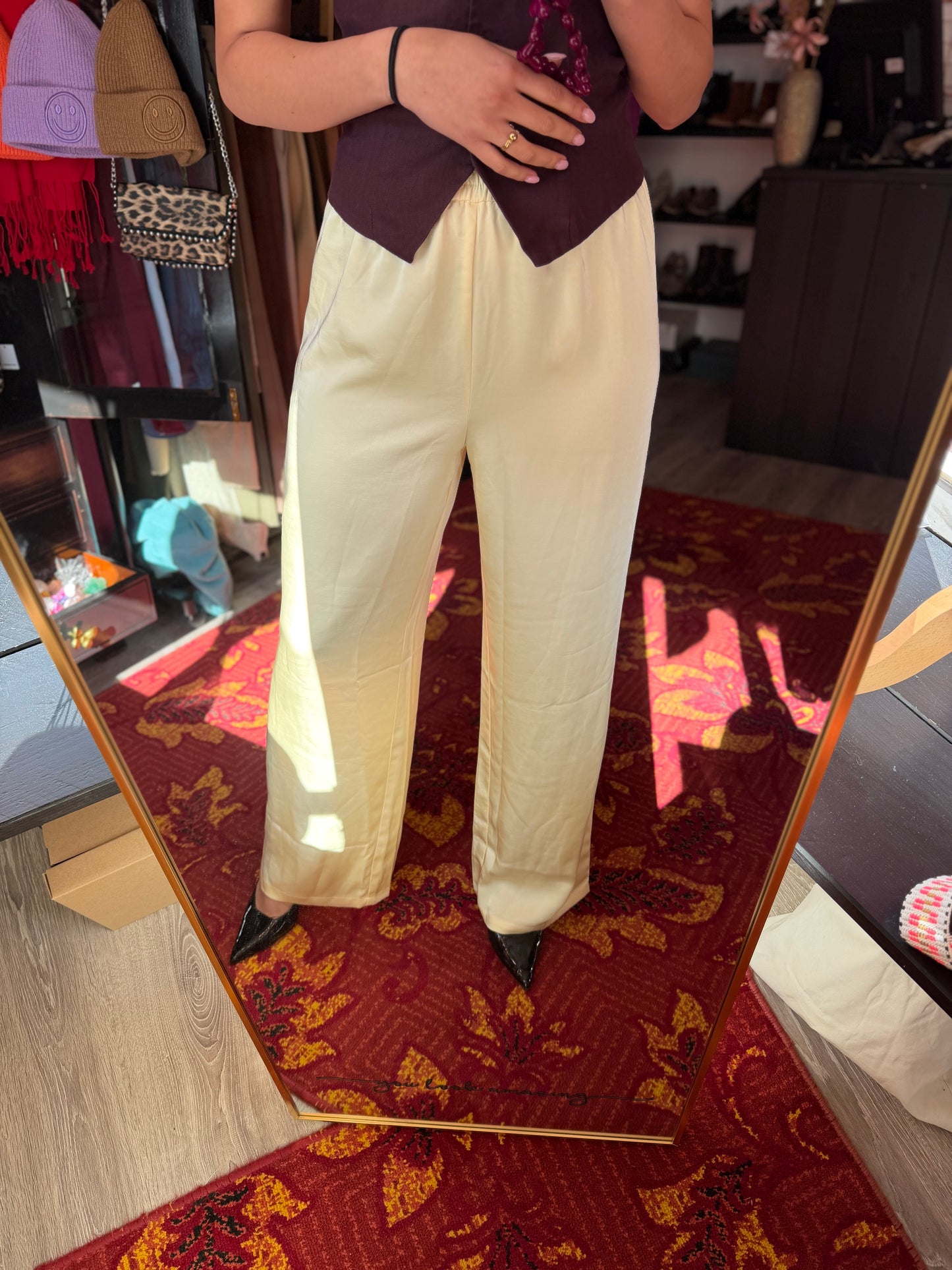 431-61 Shoeby broek butteryellow maat M