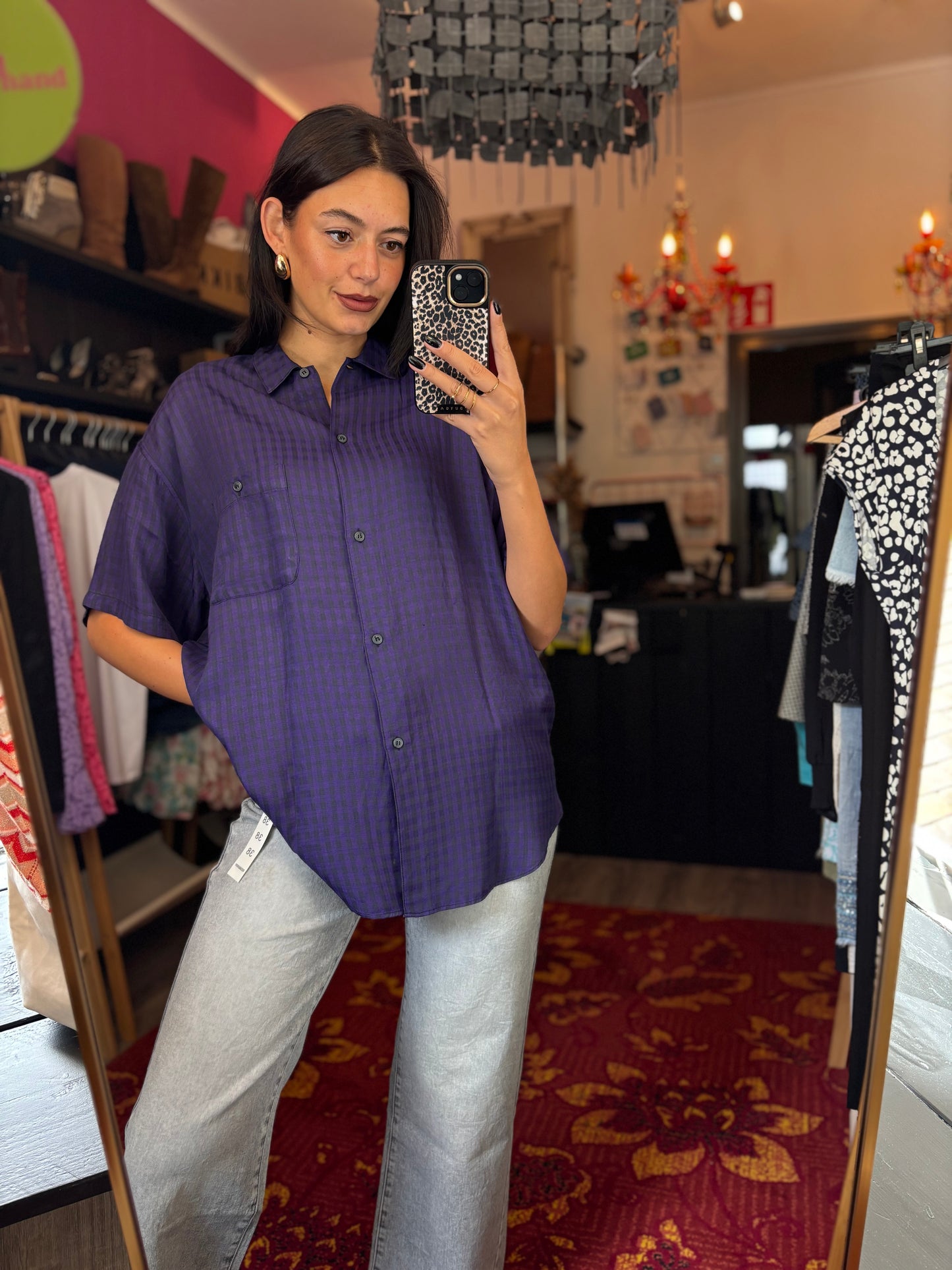 243-151 InWear blouse oversized size M