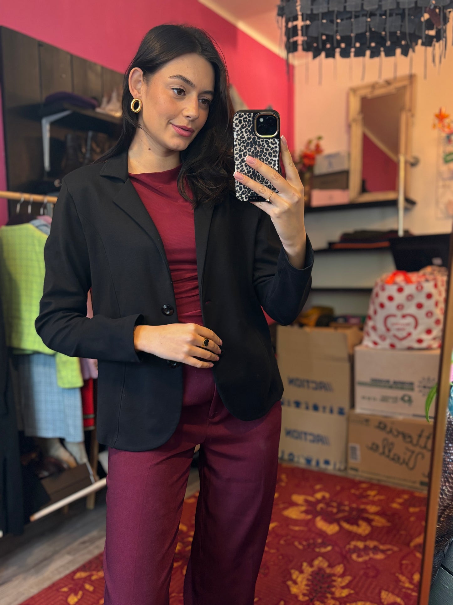 274-6 Enjoy blazer maat L