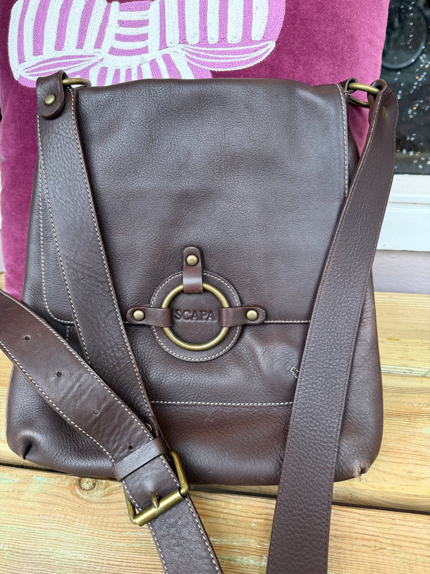 254-62 Scapa leren tas