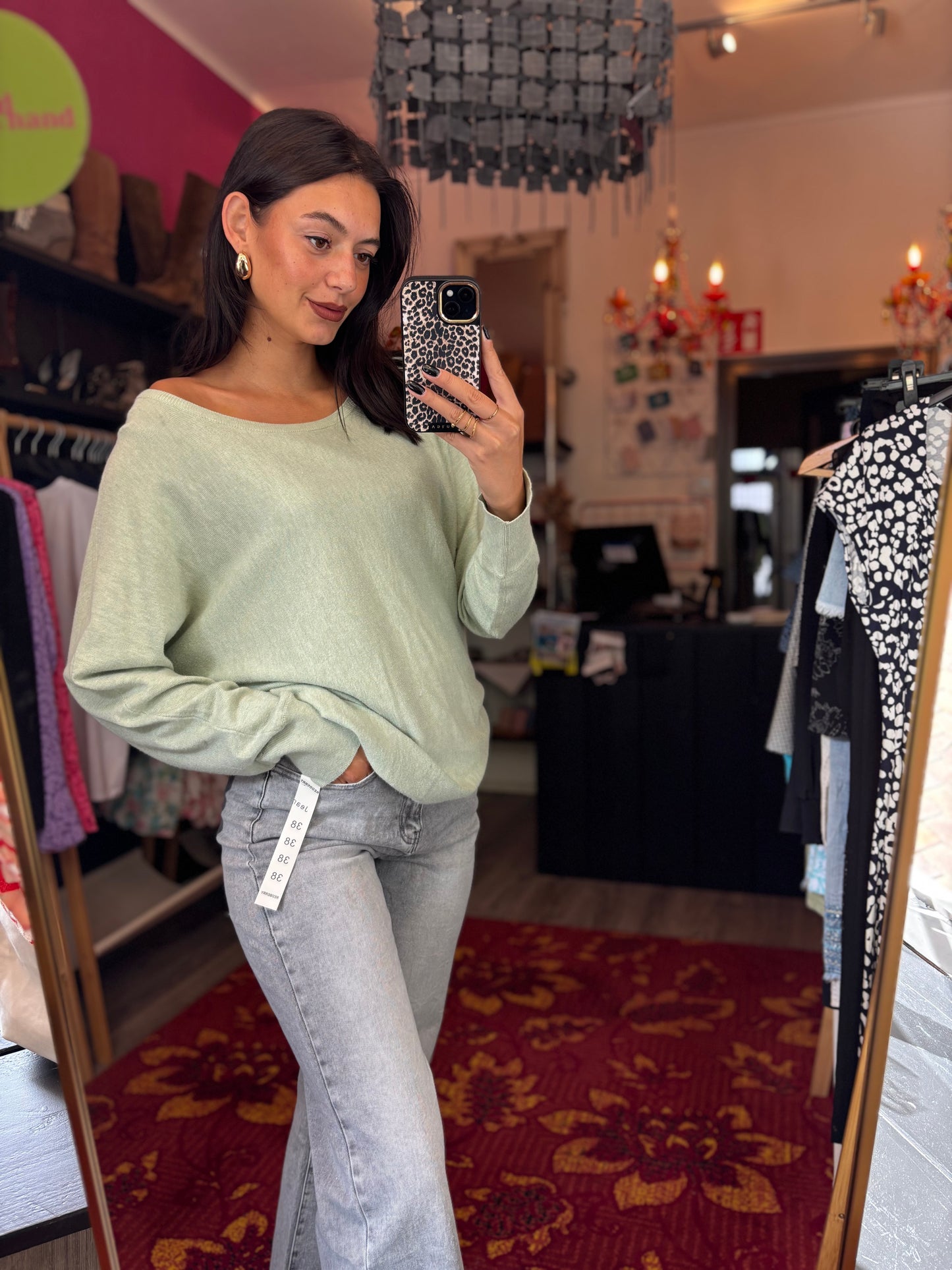 444-3 Soyaconcept trui mint maat XL