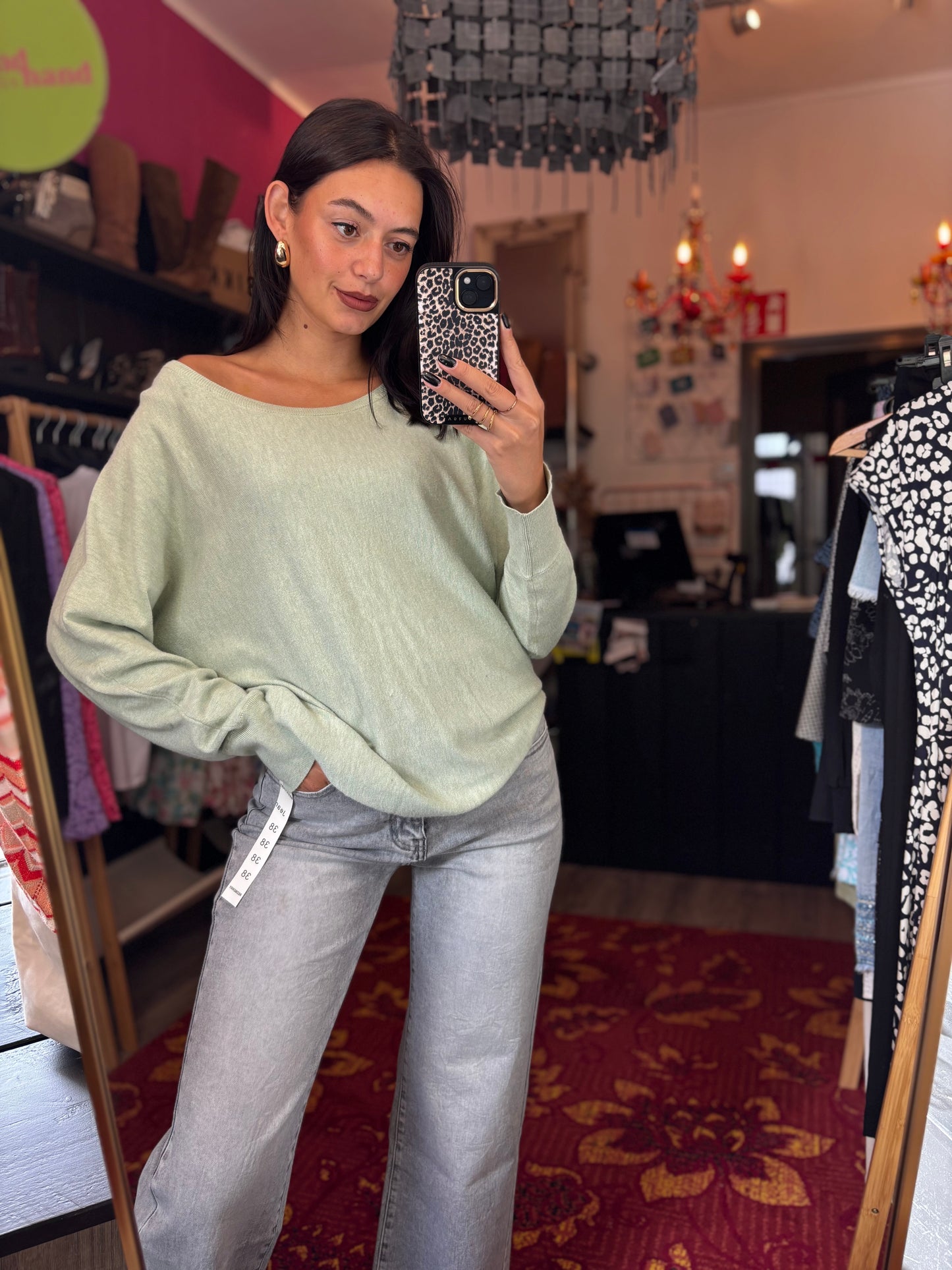 444-3 Soyaconcept trui mint maat XL