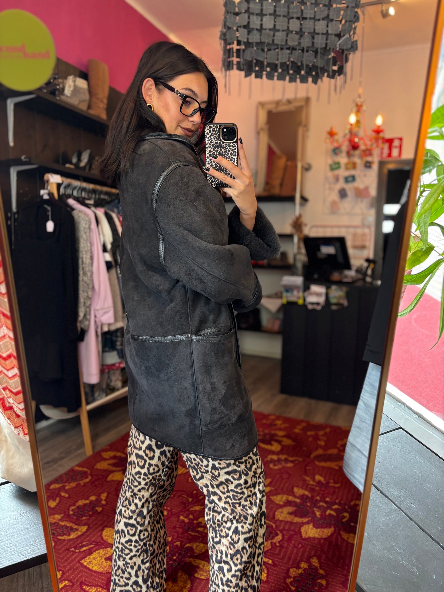 411-136 Irina Peaussier jacket suede maat 38