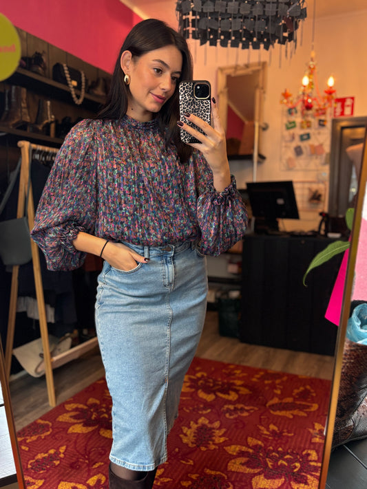 297-28 MSCH Copenhagen spijkerrok maat M