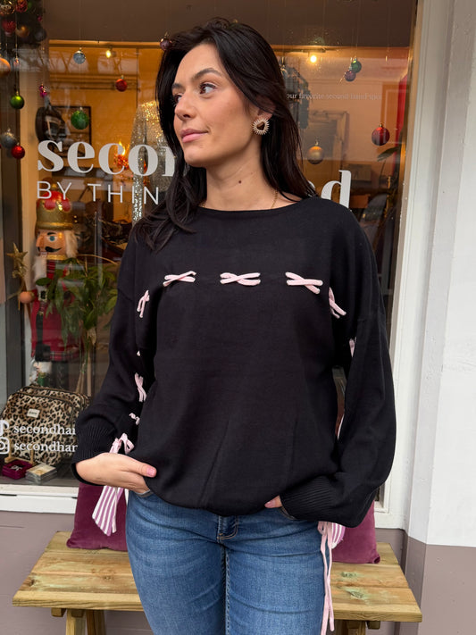 400-164 Gimme zwarte veter trui maat S/M