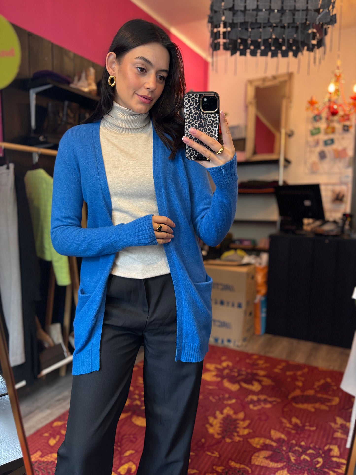 291-122 Vila vest blauw maat S