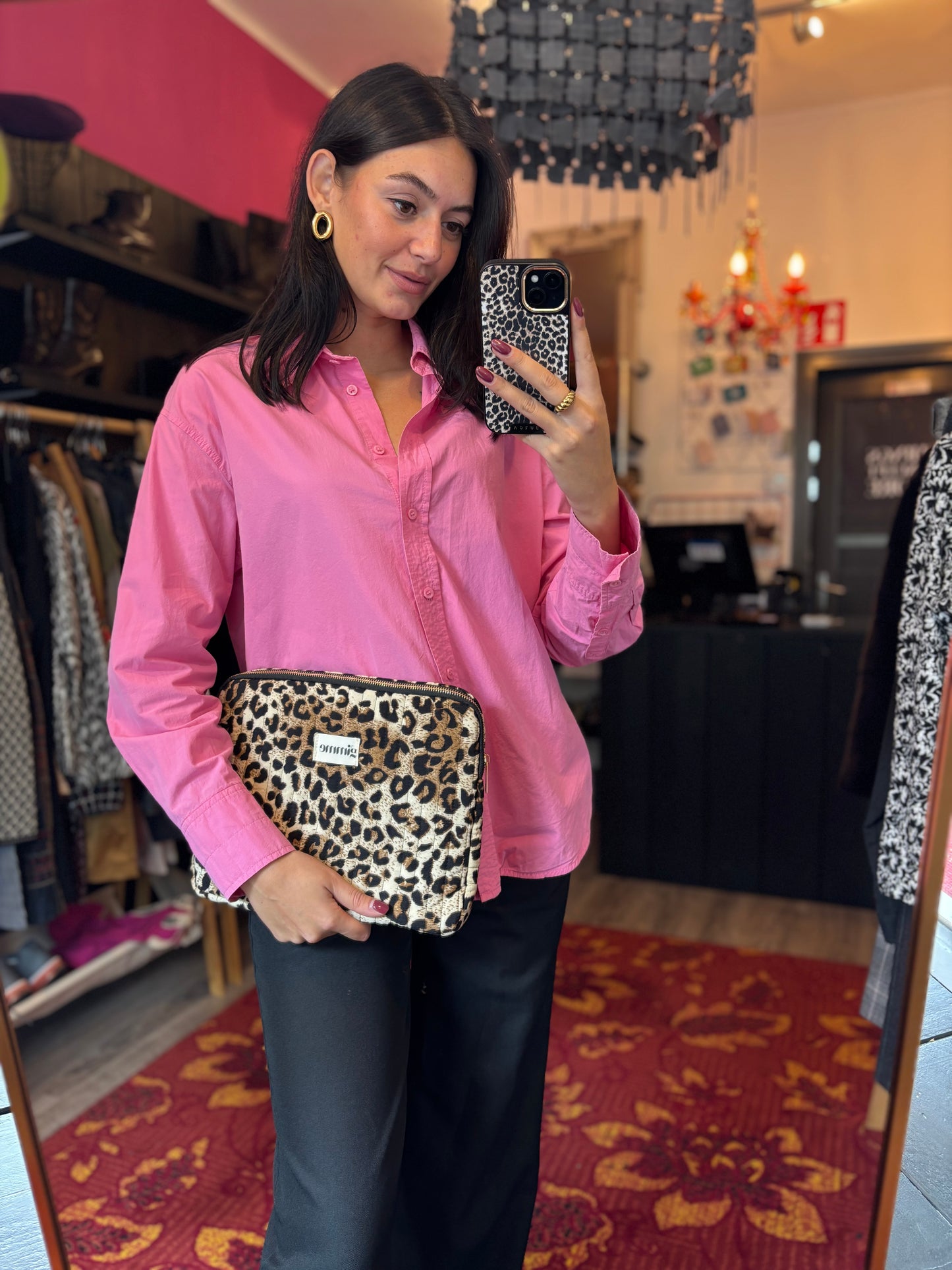 470-4 Zara oversized blouse maat S