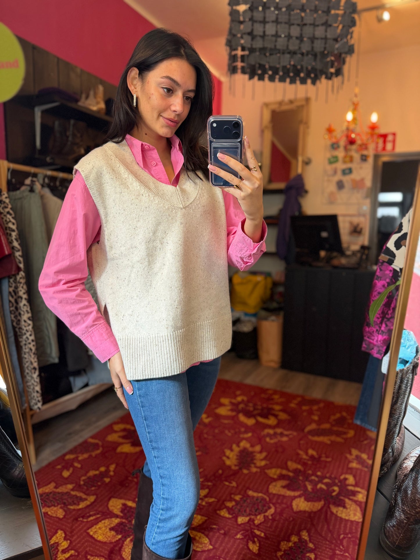 492-5 Marc O’Polo gilet wol maat XL