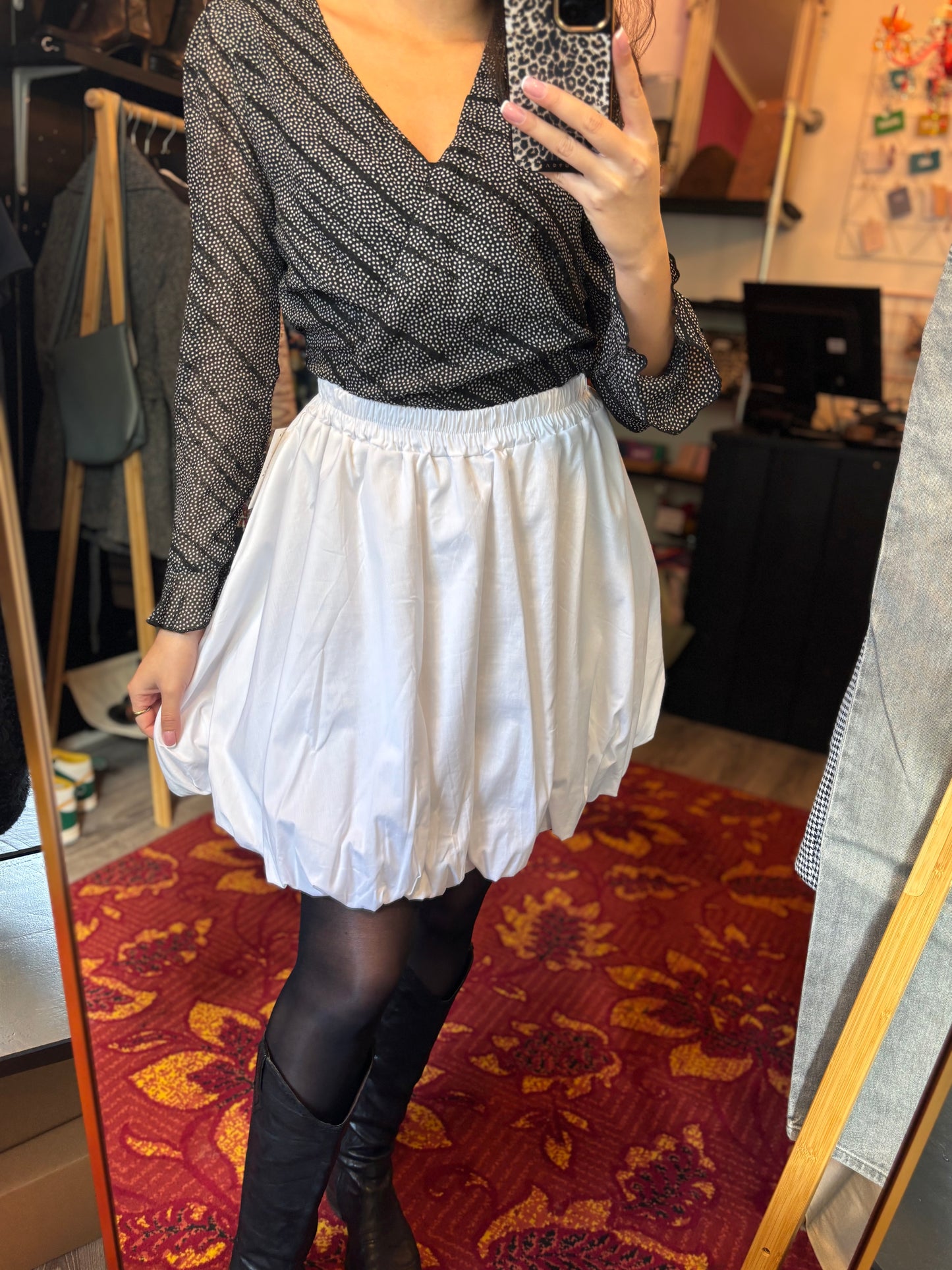 459-23 ByNaoom ballonrok maat 42 t/m 50 nieuw