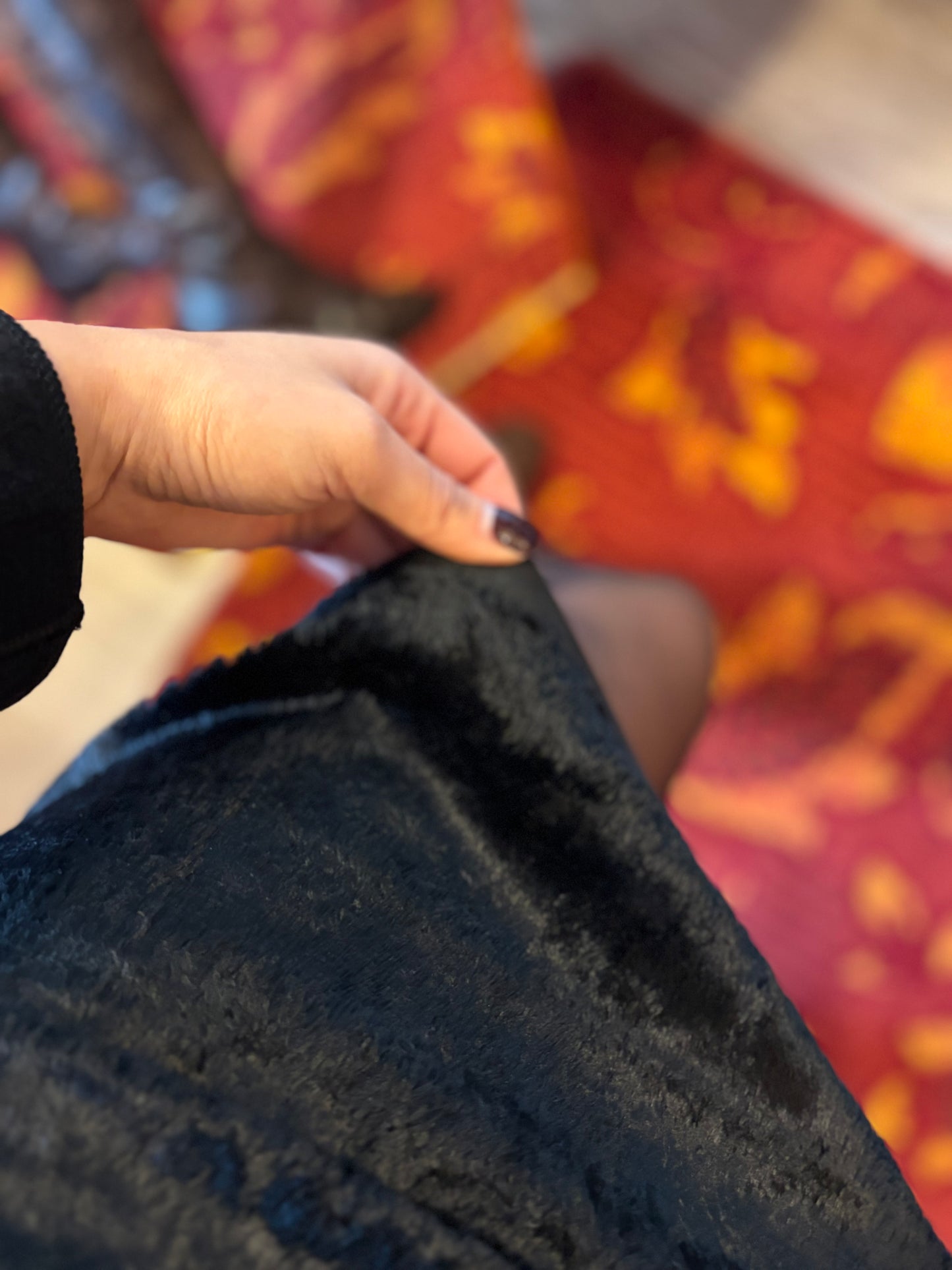 352-48 Anna rokje velvet maat 36