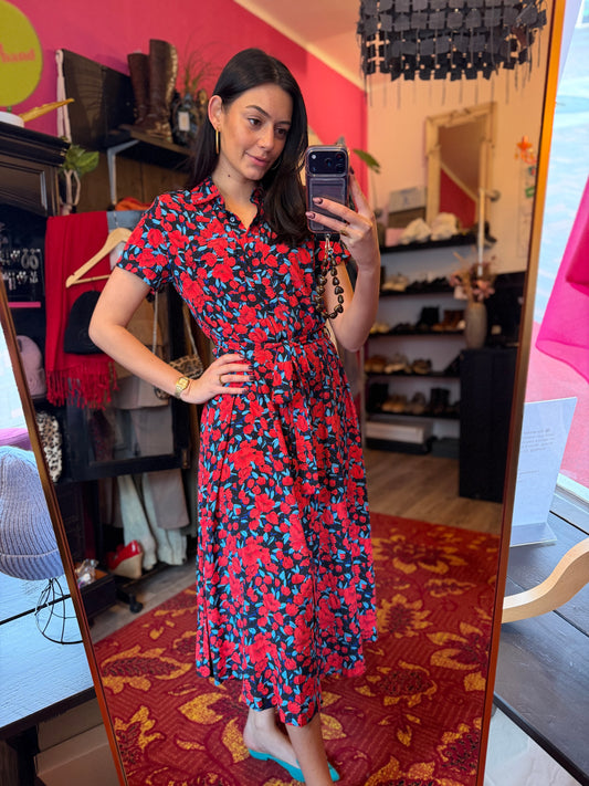 506-4 Colourful rebel jurk maat M/L