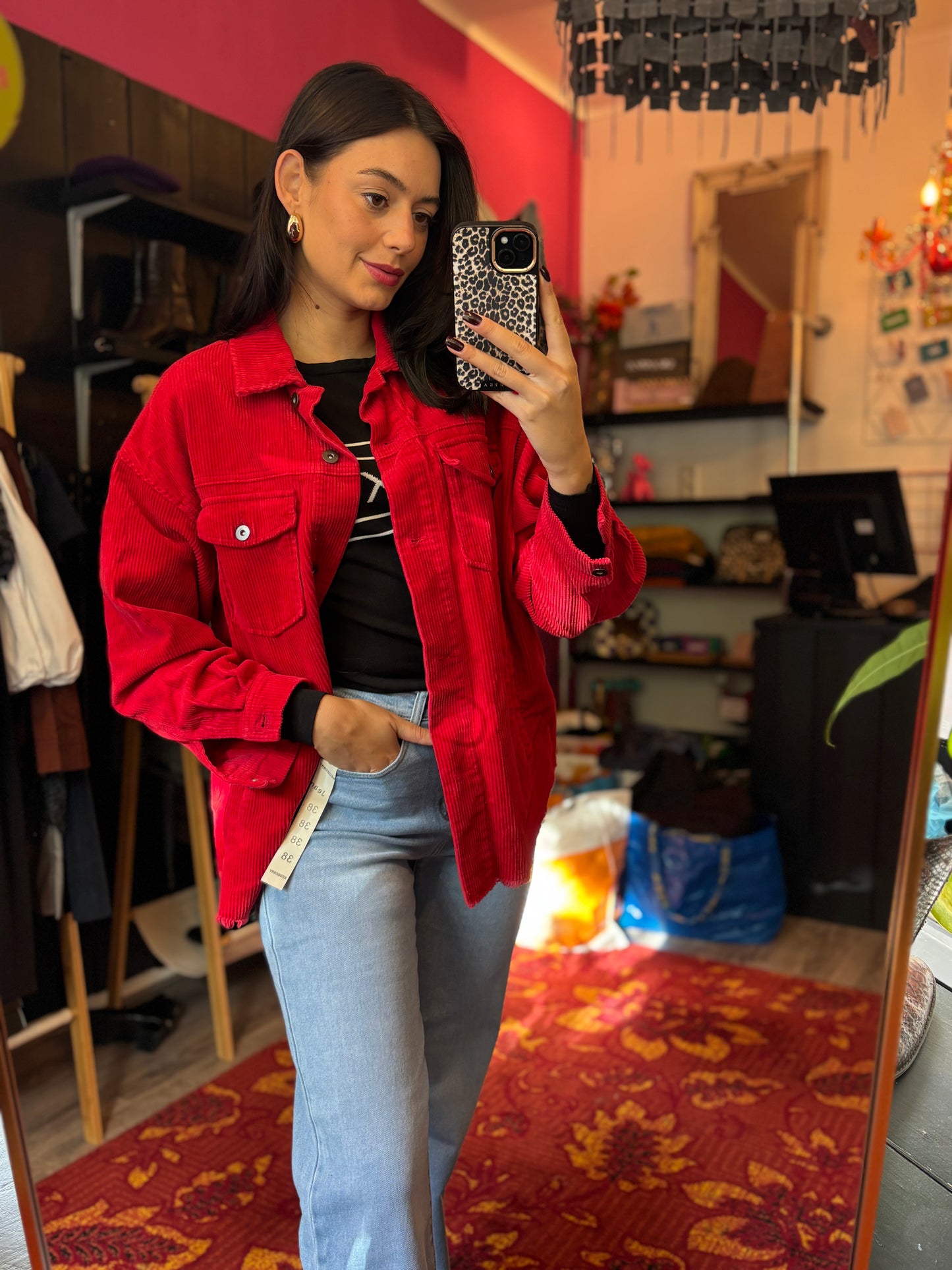 336-41 Zara rib jasje maat M