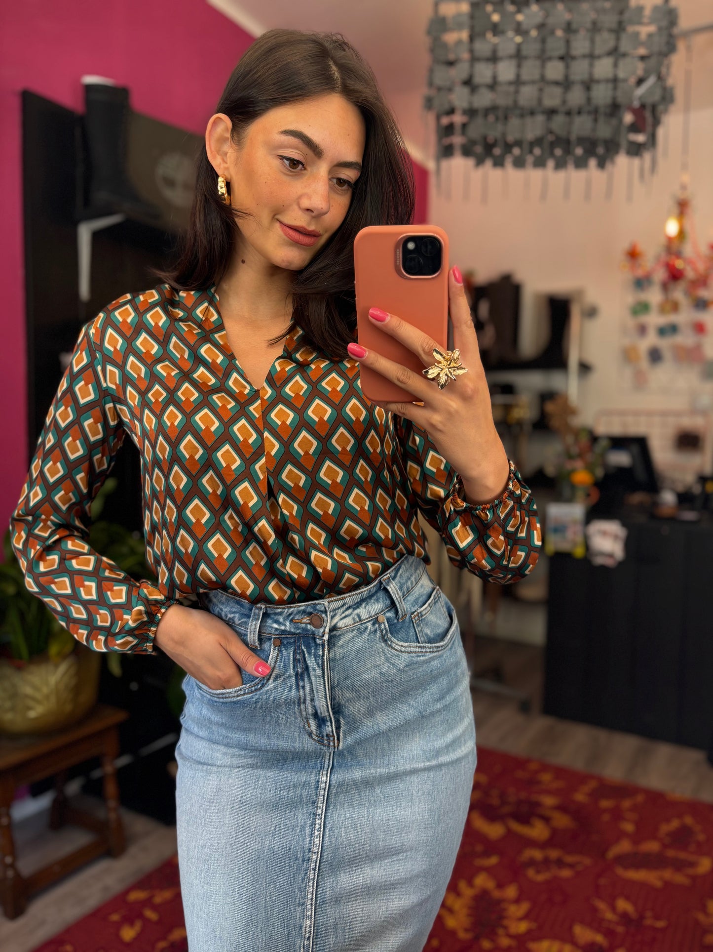 83-225 Amelie&amp;amelie blouse size S