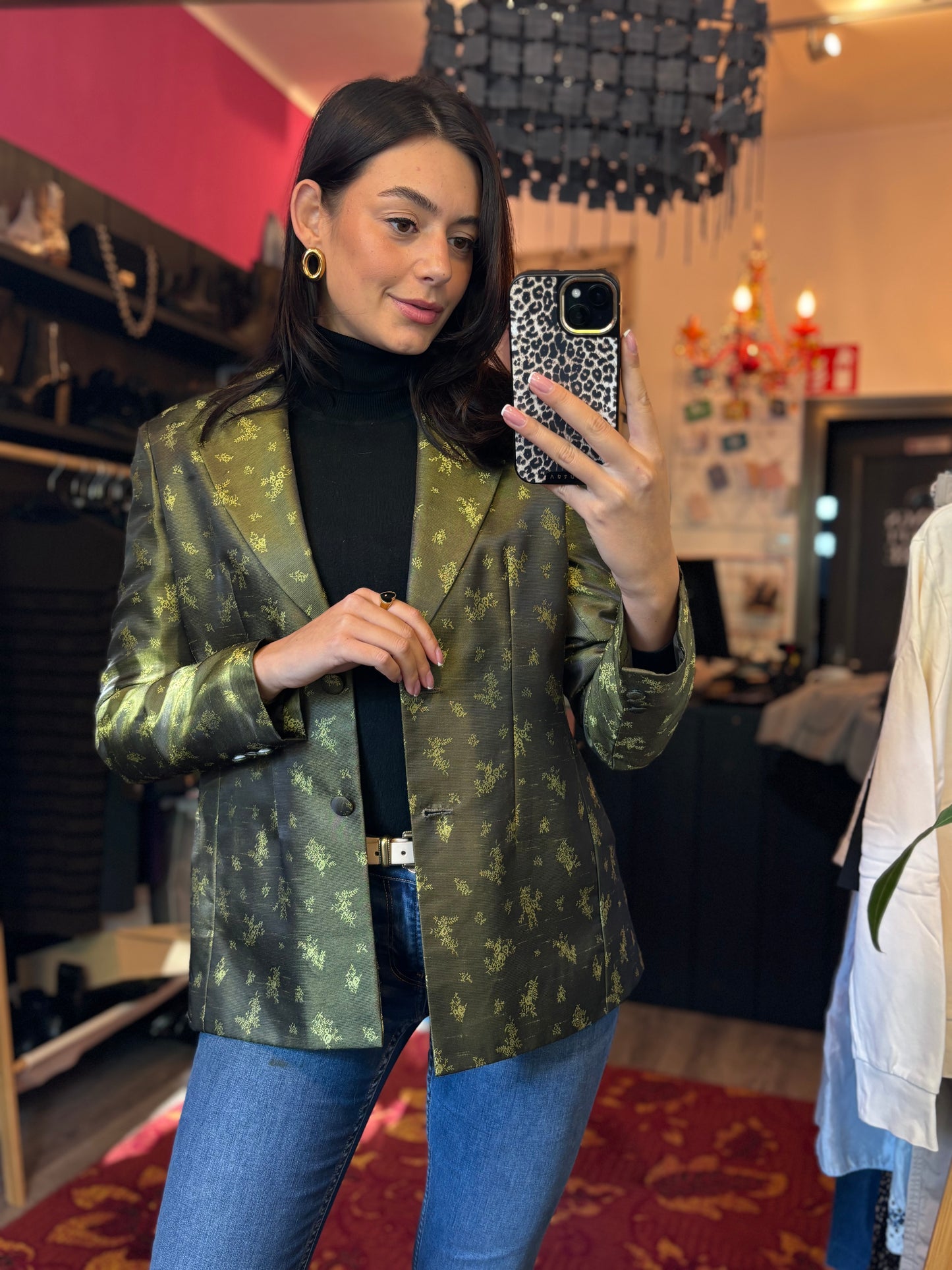 336-43 Blazer groen maat 38