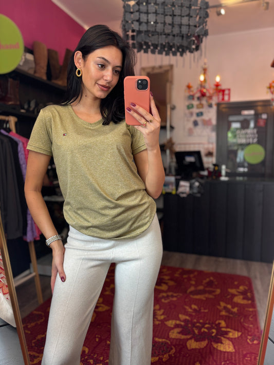 342-76 Hilfiger denim tshirt maat M