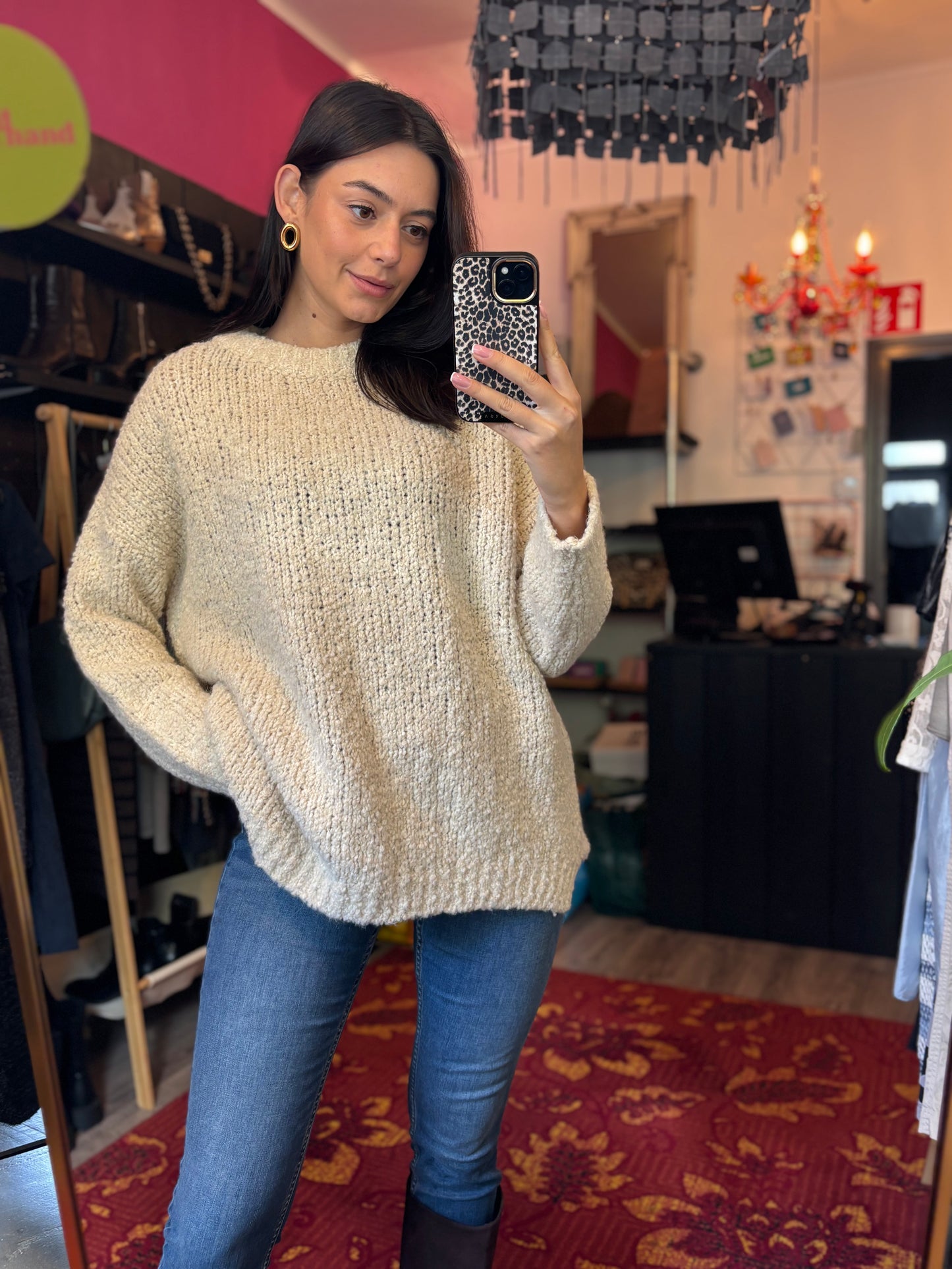 452-103 Cartoon trui maat 44