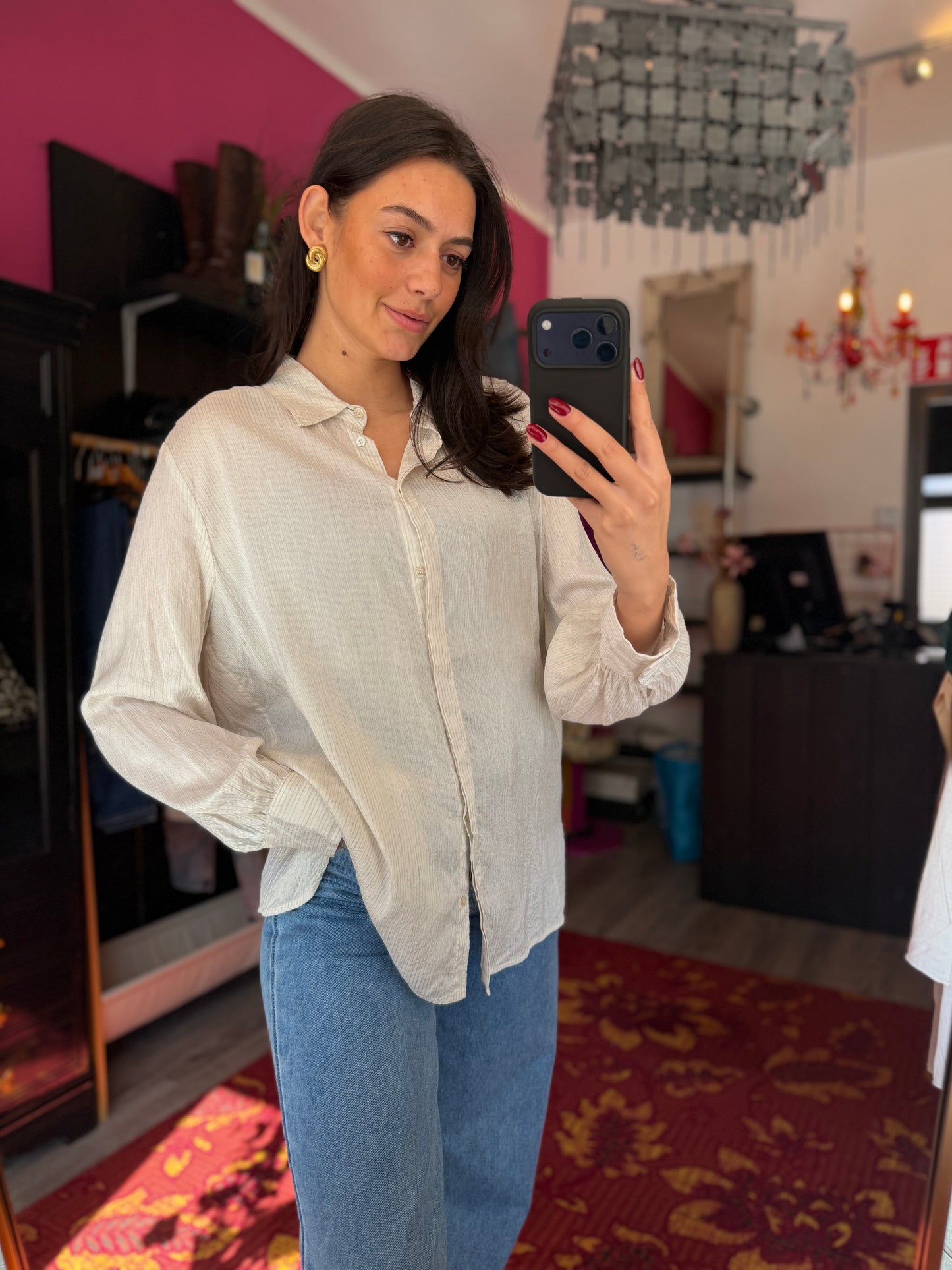 254-128 Peserico blouse maat 42