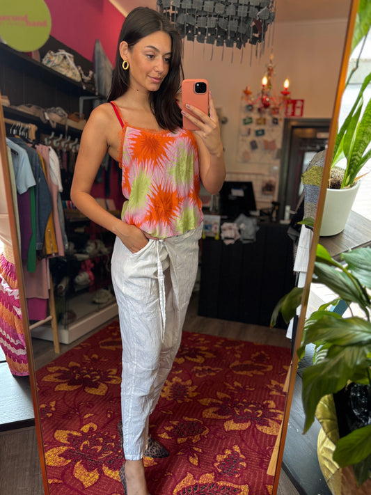 331-11 Xuna linnen broek maat S