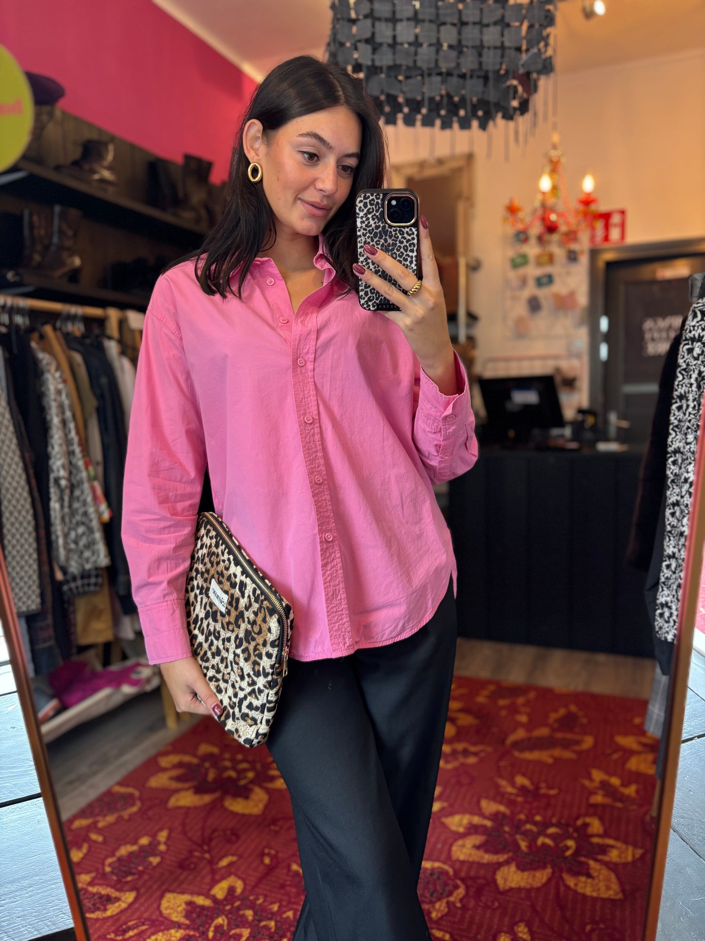 470-4 Zara oversized blouse maat S