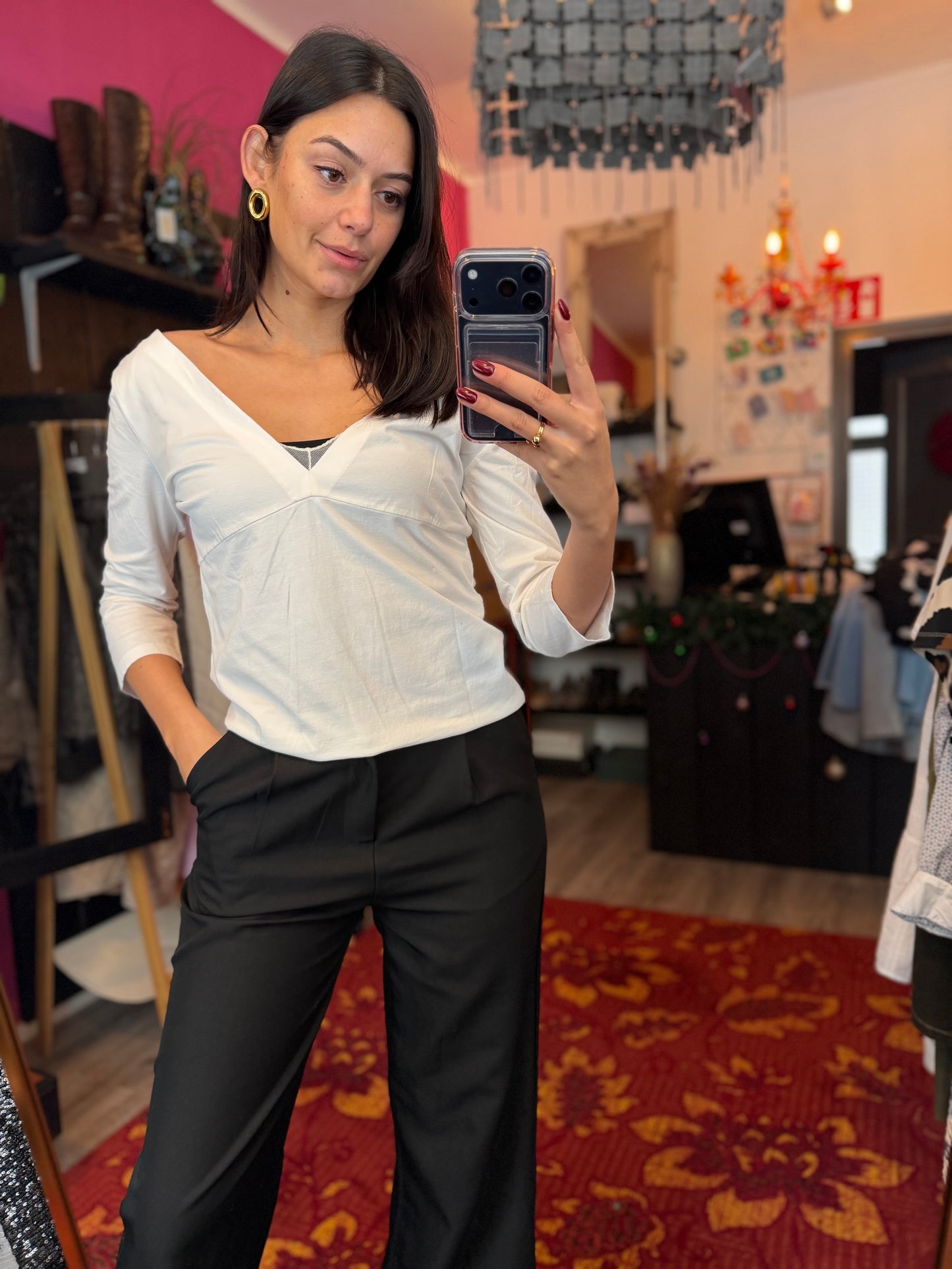 283-74 Strenesse top maat 44