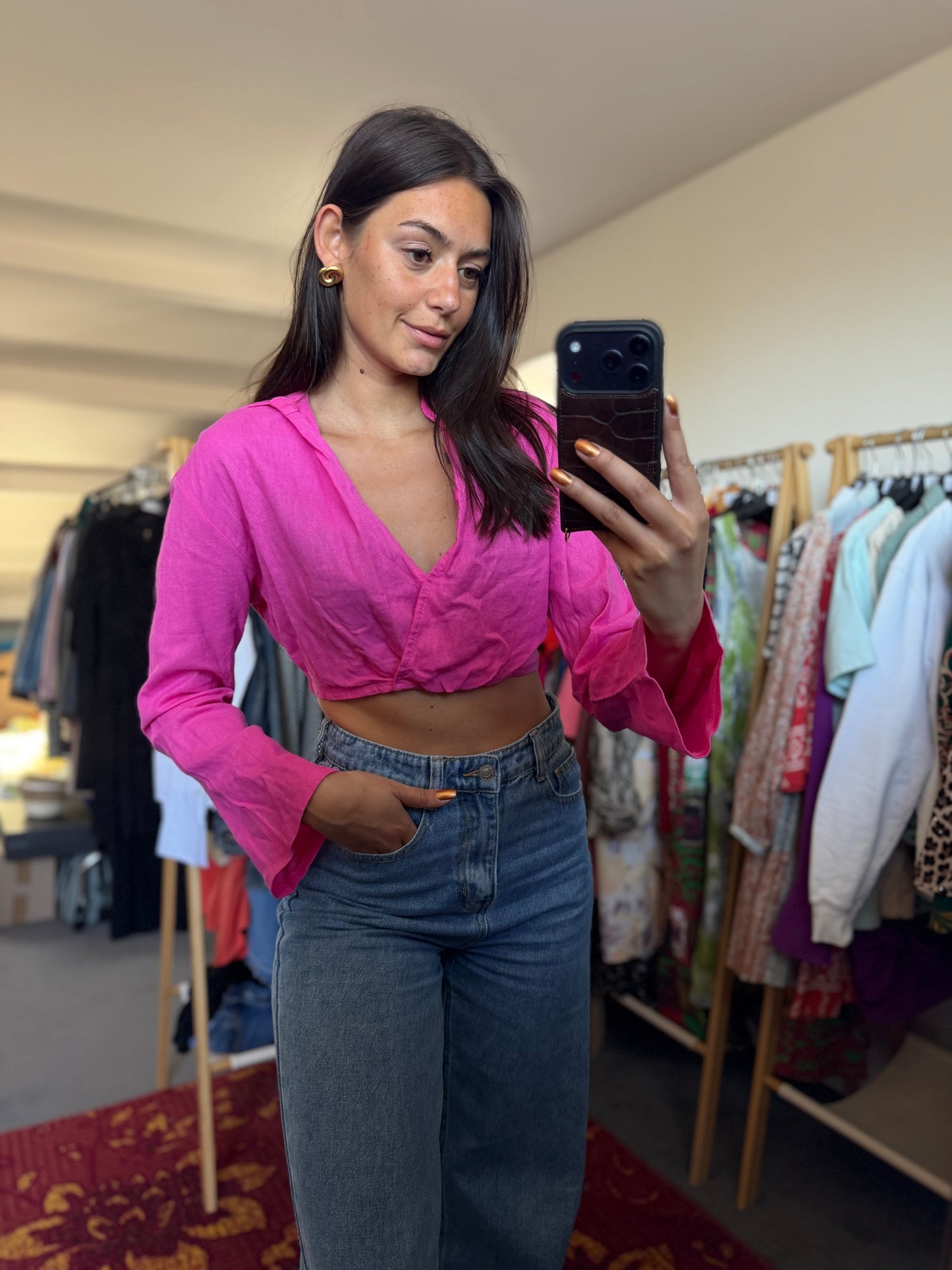 407-42 Eight Paris blouse maat S