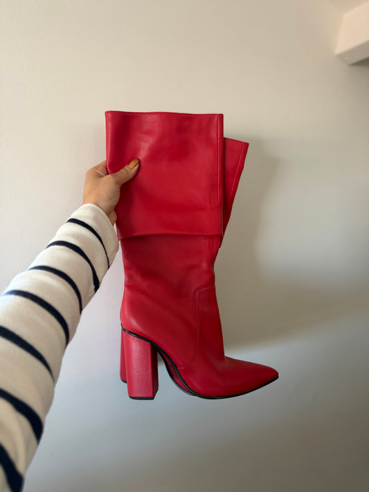 269-12 Rode laarzen maat 40